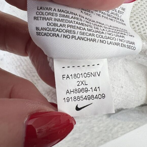 Nike Sz XXL Sweatshirt Dri-Fit 1/4 Zip Color Block Pullover High Low Hem Women’s - Picture 13 of 16